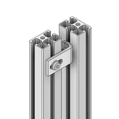 41-430-0 MODULAR SOLUTIONS PROFILE<BR> GUARD UNIT FIXING ANGLE 19 WITH OUT HARDWARE